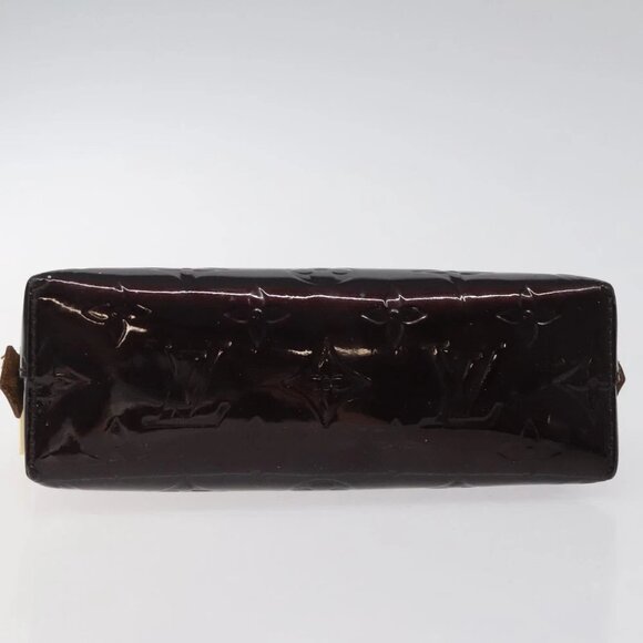 LOUIS VUITTON Monogram Vernis Pochette Cosmetic PM Amarante M91495 Auth 123448 - Picture 7 of 15